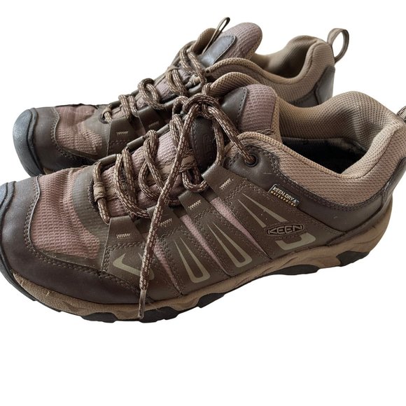Keen Shoes Keen Hiking Shoes Oakridge Waterproof Cascade Brindle